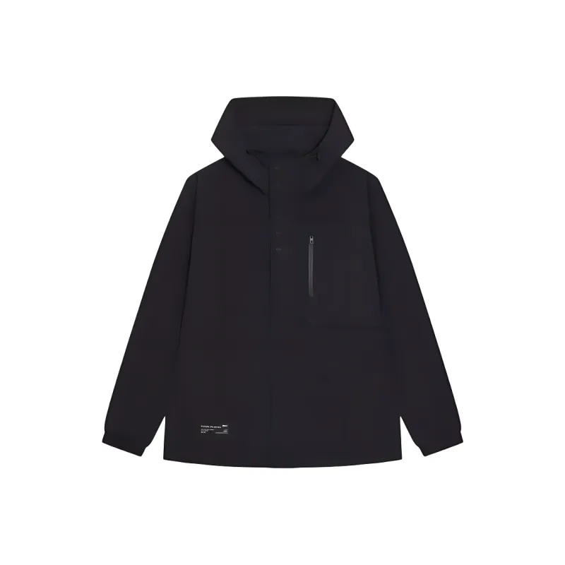 XTEP Trench Coat Men's Jet Black-0