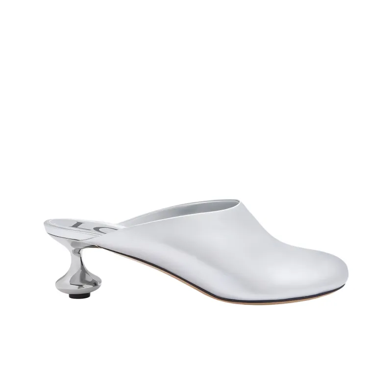 LOEWE Toy Slip Resistant Closed Toe Slippers 4.5cm Women's Silver-1