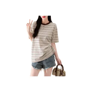 HTHK T Shirts Women's Apricot