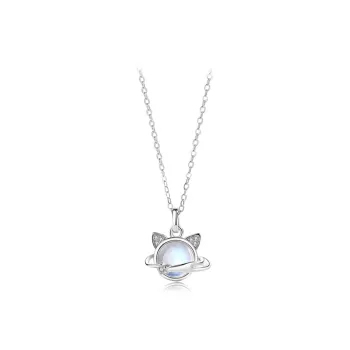 LuluCanaan Glass Cat Eye Necklaces Women's