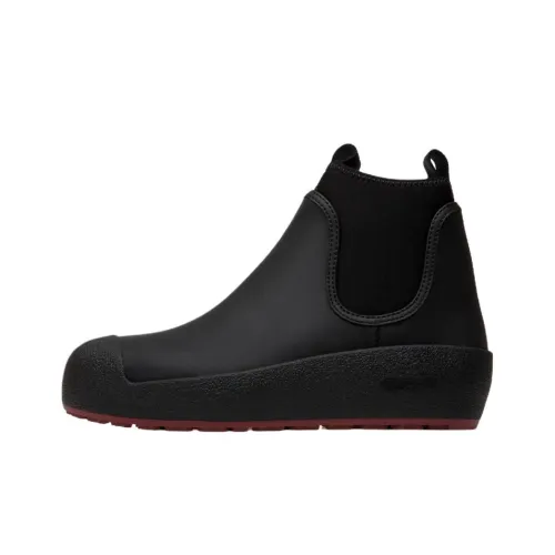 BALLY Curling Ankle Boots Women's Black