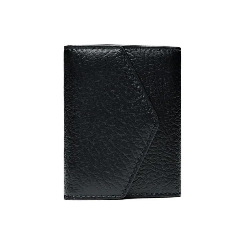 Maison Margiela Grain Calfskin Card Holder Women's Black-0