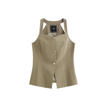 FANSILANEN Camisoles Women's Lunar Stone Gray Vest