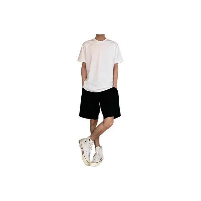 CORNILOT Casual Shorts Unisex Phantom Black-0