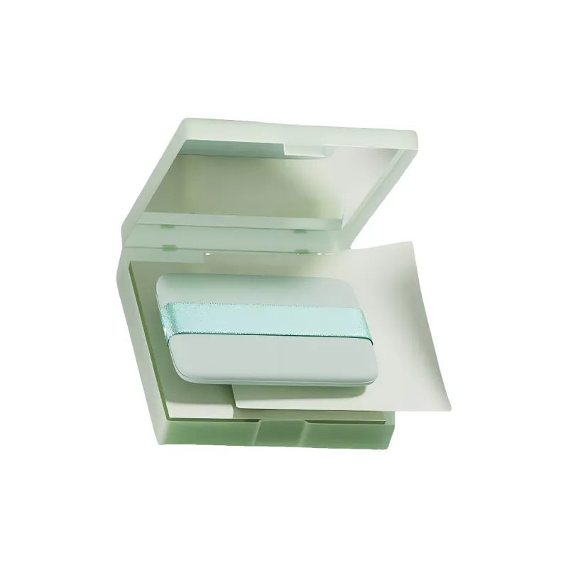 XUNFUJI Portable Powder Compactor Mirror Case Storage Facial Oil Absorbing Paper-4