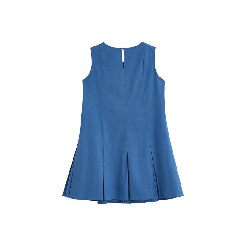 Inman Sleeveless Dresses Women's Electric Blue-1