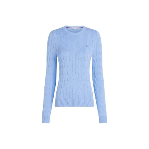 tommy Front Hilfiger Sweater Women's Light Blue