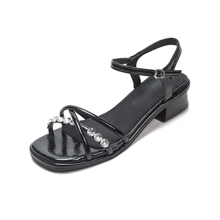 Dragon Dance One Strap Sandals Medium Heel Women's-23