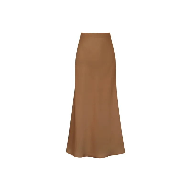 XUANSHU Casual Long Skirt Women's-9