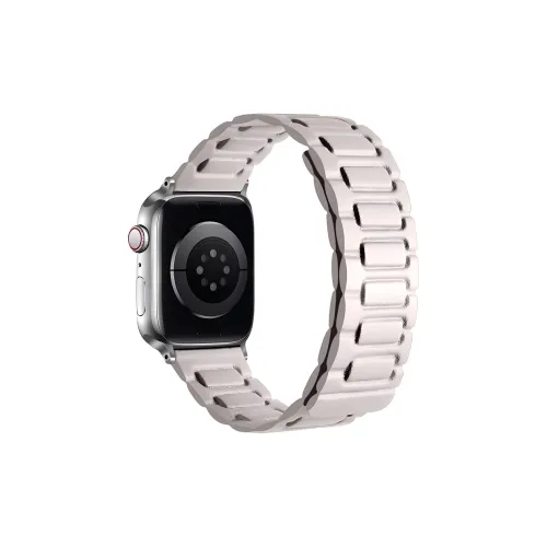 KVZUVUU Apple Compatibility Watch Band Cowhide Leather Material