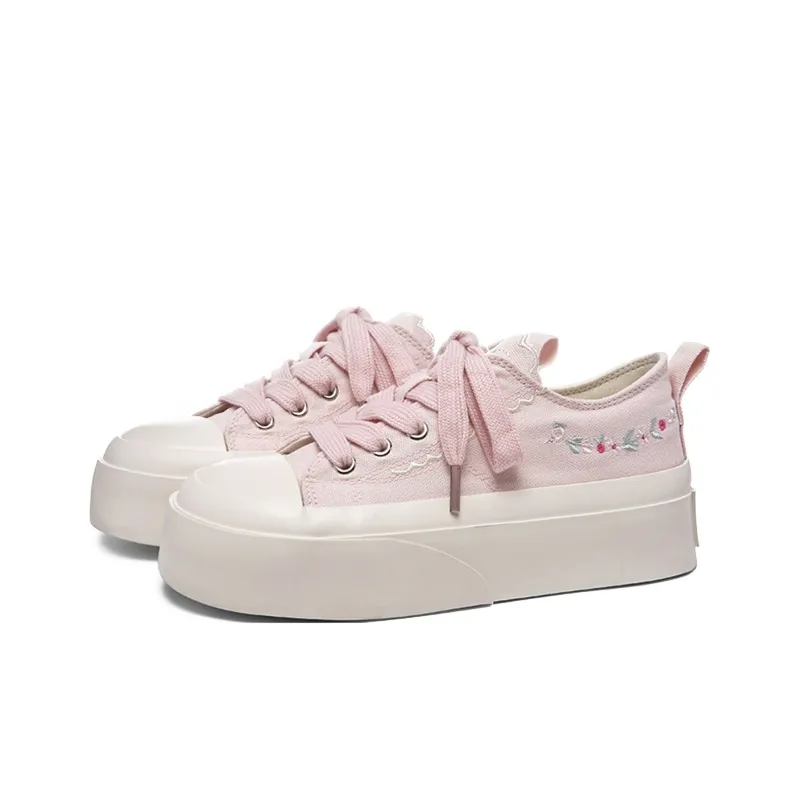 PIPI PURPLE Anti Slip Wear Resistant Low Top Skateboard Shoes Women's-5