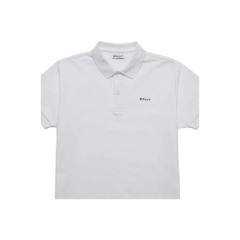 BALLY SS25 Polo Shirt Men's White-1