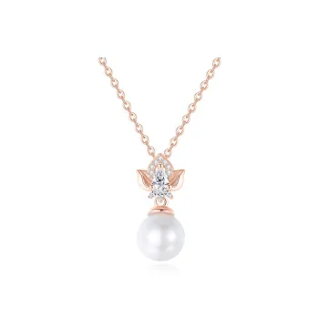 R Z Y S925 Silver Necklaces Women's