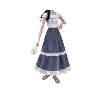 MPOX Casual Long Skirts Women's