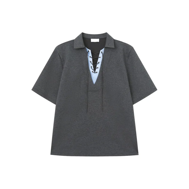 TONYBEAR T Shirts Men Dark Gray-0