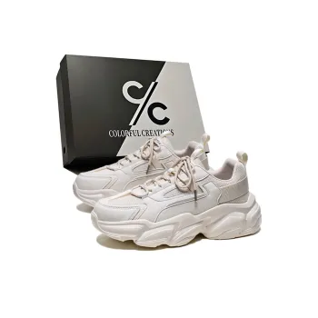 Colorful Creations Slip Resistant, Abrasion Resistant, Breathable Low Top Chunky Sneakers Men's