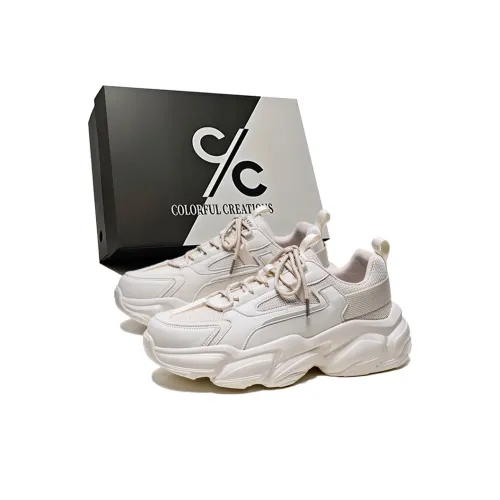 Colorful Creations Slip Resistant, Abrasion Resistant, Breathable Low Top Chunky Sneakers Men's