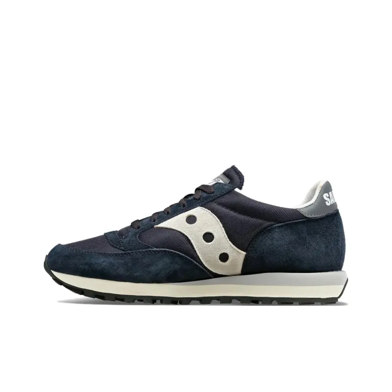 Saucony Jazz 81 Anti Slip Wear Resistant Low Top Casual Shoes Men's Dark Blue-0