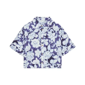 ZARA Shirts Women's Blue/White