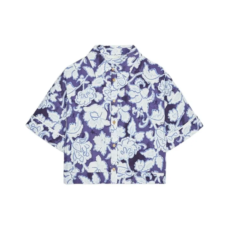 ZARA Shirts Women's Blue/White-0
