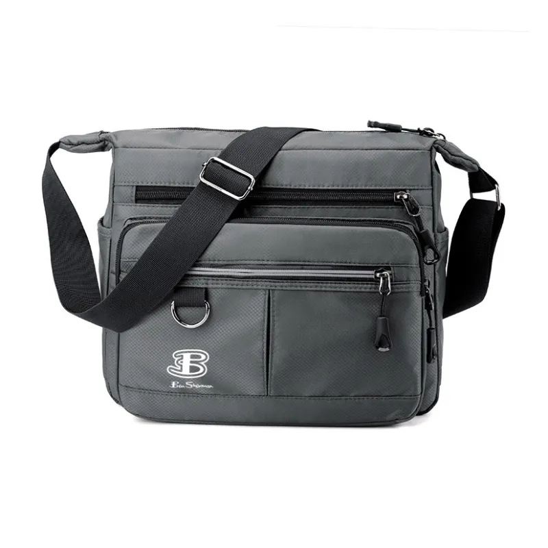 BEN SHERMAN Nylon Shoulder Bag Unisex Multicolor-6
