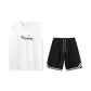 2-Pack (White Top+Black Pants)