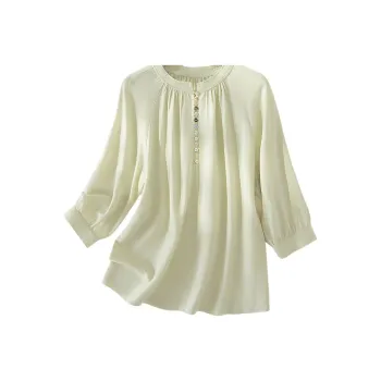 IHIMI Shirts Women's Light Green
