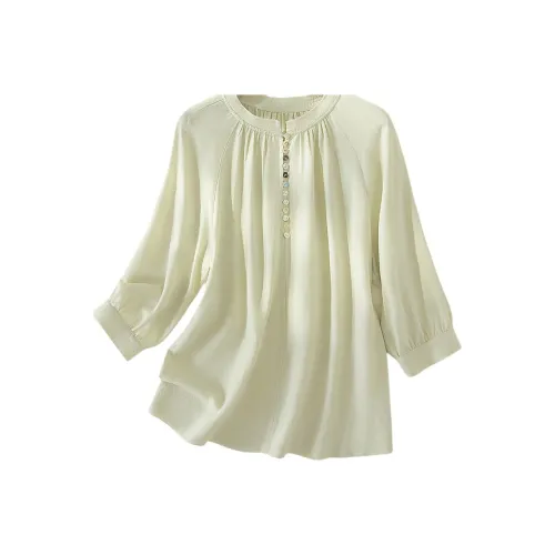 IHIMI Shirts Women's Light Green