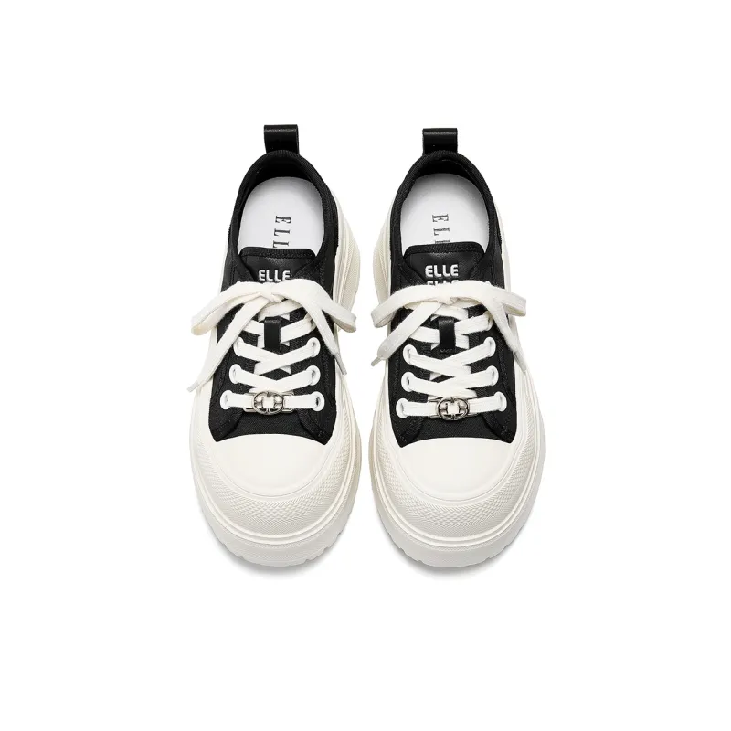 ELLE Breathable Height Increase Low Top Casual Shoes Women's-2