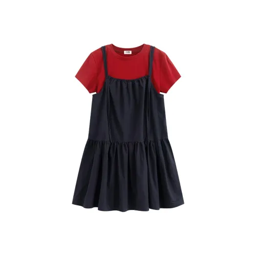 HTMEME Short Sleeved Dress Women's