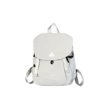 Meow In The Grass Nylon Fabric Backpack Unisex Multicolor
