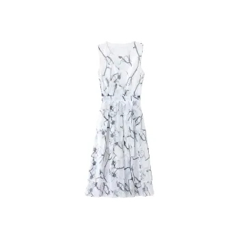 TEME Sleeveless Dresses Women's Ink Flower