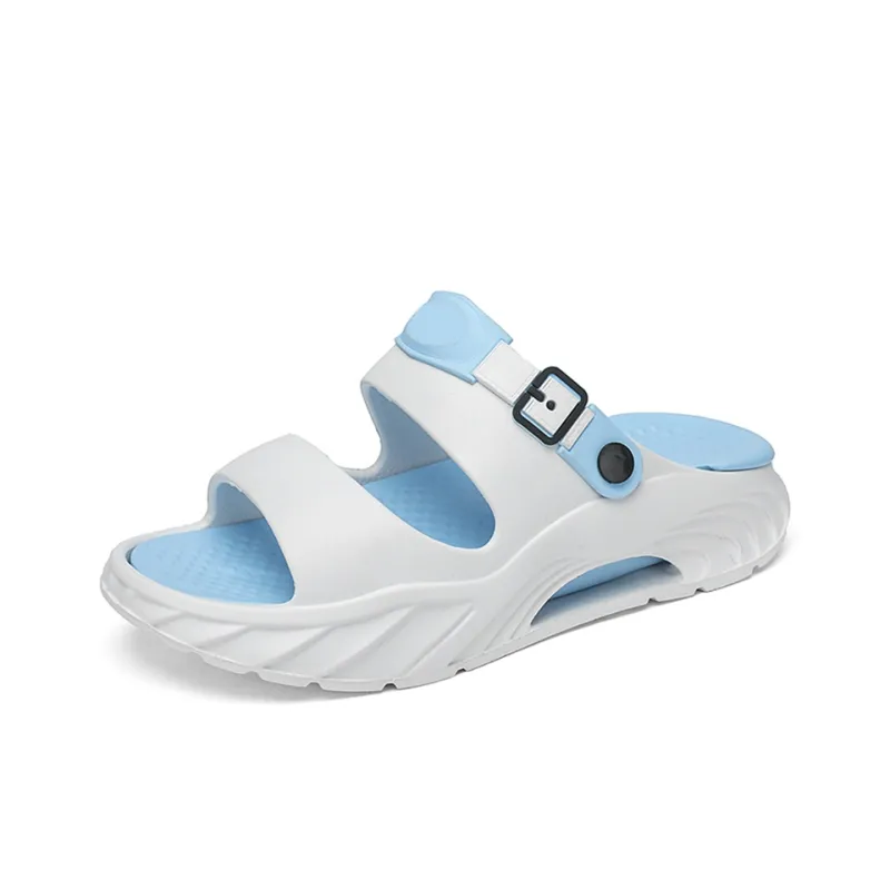 OUGLEMEN Quiet Slip Resistant Odor Resistant Abrasion Resistant Slide Slippers Unisex Box-17