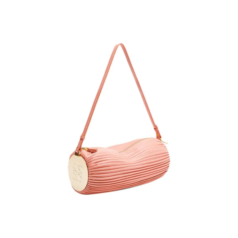 LOEWE Nappa Soft Sheep Leather Bracelet Shoulder Bag Women's Cherry Blossom Pink-2