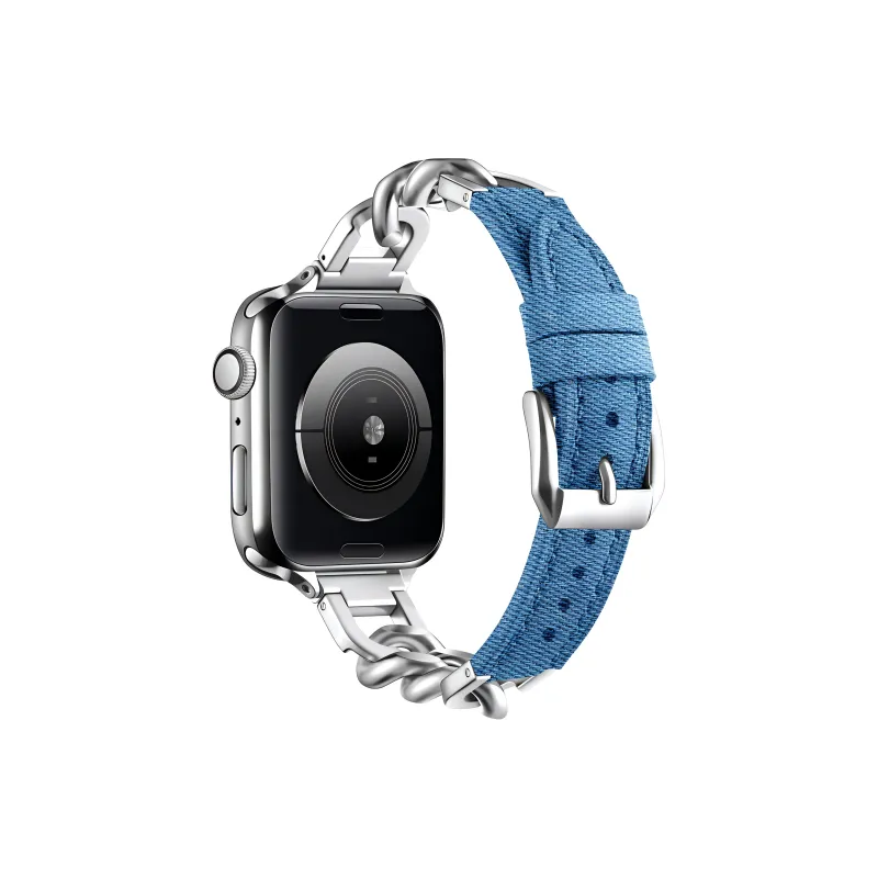 KVZUVUU Apple Compatibility Watch Band Metal-13