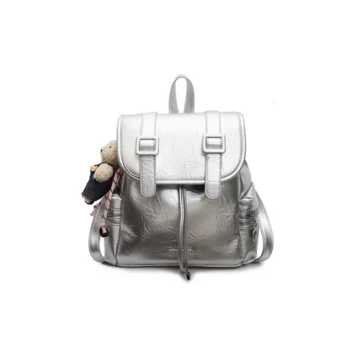 ZOGA PU Backpack Regular Women's White/Silver/Black/Coffee/Brown