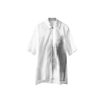 HUANXIANGZHE Shirts Unisex White