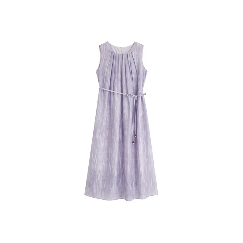 Inman Sleeveless Dresses Women's Purple-0