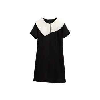 Cypress House Short Sleeved Dress Women's Black