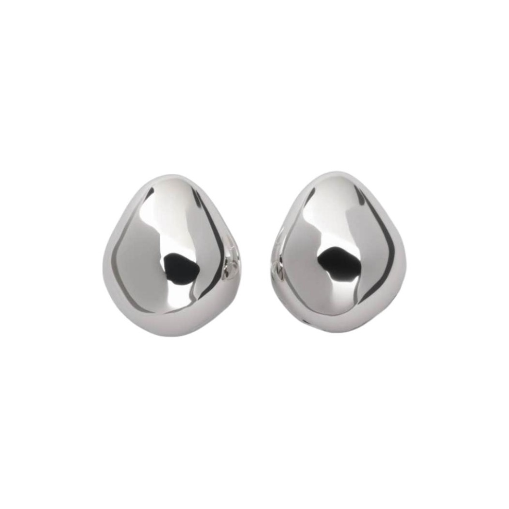 Phoebe Philo Pebble, Sterling Silver Earrings Women's Silver