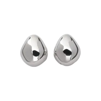 Phoebe Philo Pebble, Sterling Silver Earrings Women's Silver