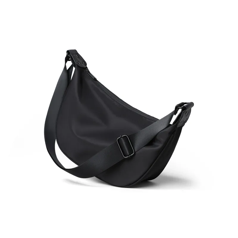 EBLAN Fabric Shoulder Bag, Crossbody Bag, Dumpling Bag Regular Women's Black-4