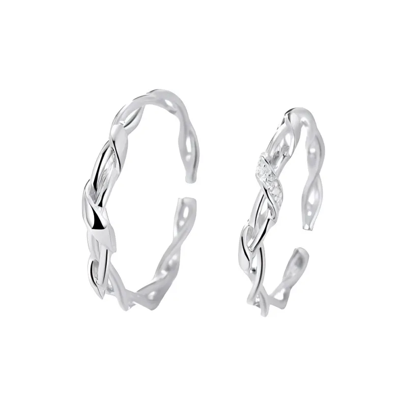 UTD 925 Sterling Silver Rings Unisex-0
