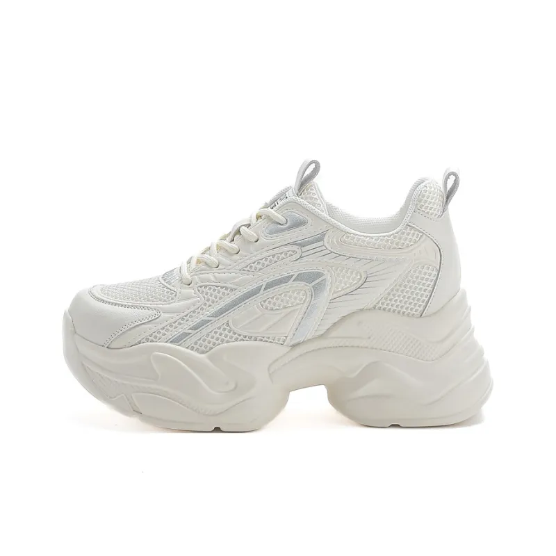 BBMTR Breathable, Slip Resistant, And Abrasion Resistant Chunky Sneakers Women's-8