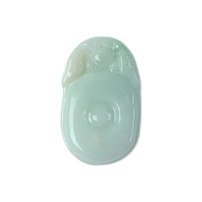 South Asia Bean Type Jadeite Pendants Unisex-0