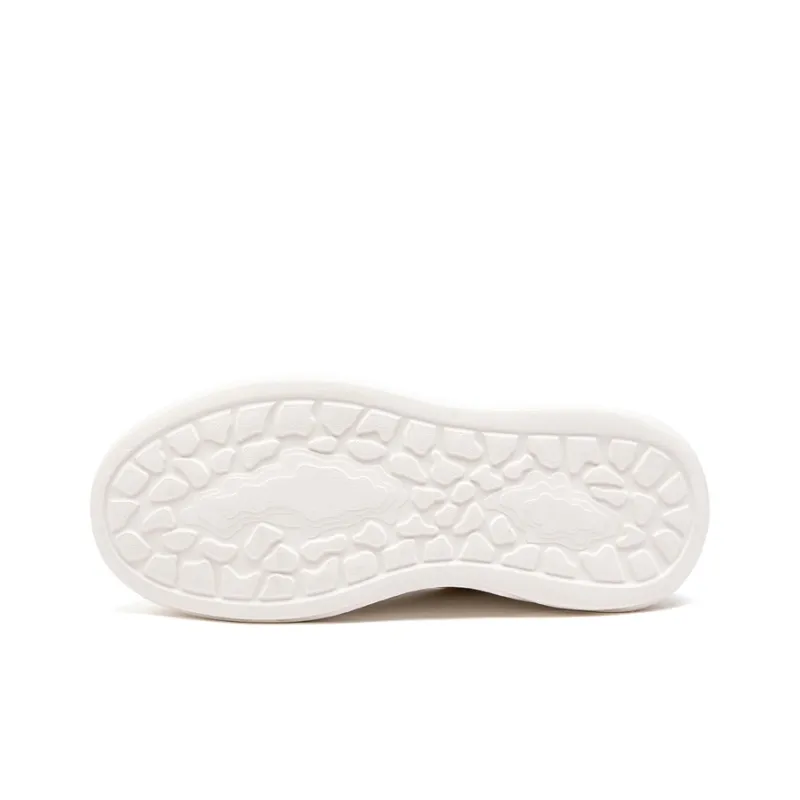 JOSINY Skateboard Shoes Men Low Top White-4