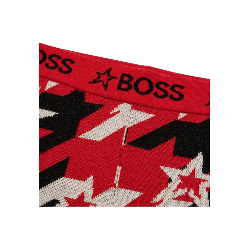 HUGO BOSS x PERFECT MOMENT Collaboration Virgin-Wool Leggings With Branding Leggings Women's Red-2