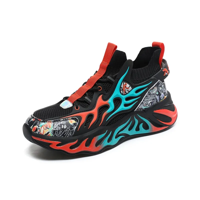 AMICNIEGD Breathable And Slip Resistant Mid Top Casual Shoes Unisex-12