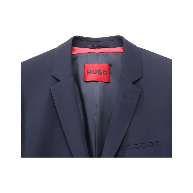 HUGO BOSS SS25 Business Suit Coat Men's Marine Blue-4