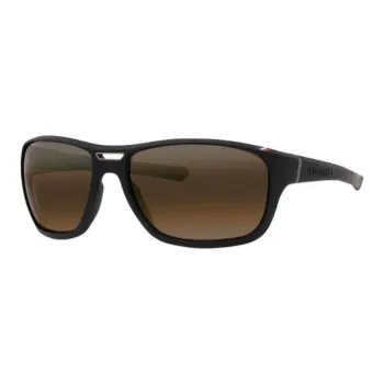 Vuarnet Metal Rubber Aviator Sunglasses Unisex Black